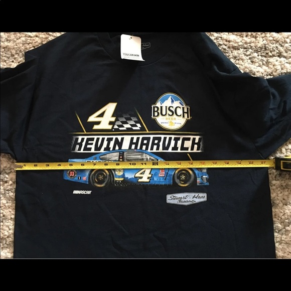 New 🖤💙 Kevin Harvick 4 NASCAR long sleeve t-shirt size L - Picture 9 of 11